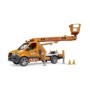 Bruder sprinter Mercedes Benz cu sirena si platforma
